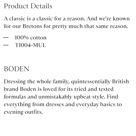 NWT Boden White and Pink Striped Top - US 20/22 - Picture 6 of 12